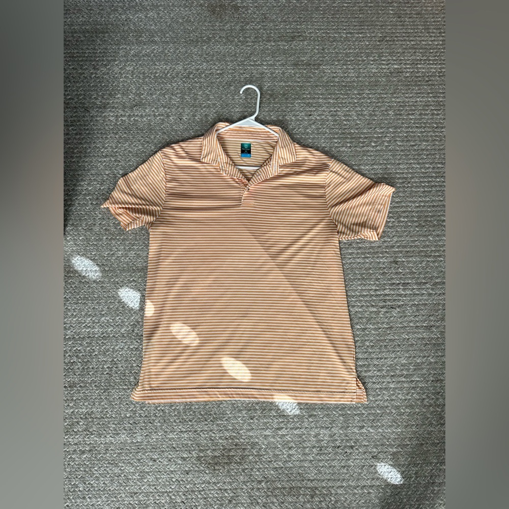 Men’s Pro Tour Orange Golf Polo